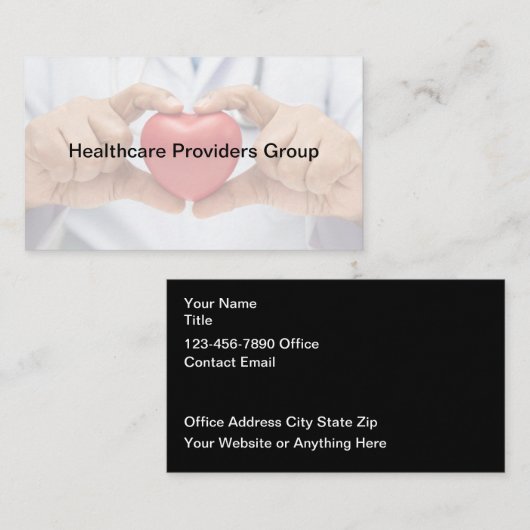 医療テーマモダン名刺 名刺 (正面/裏面)