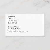 医療テーマユニーク名刺 名刺 (裏面)