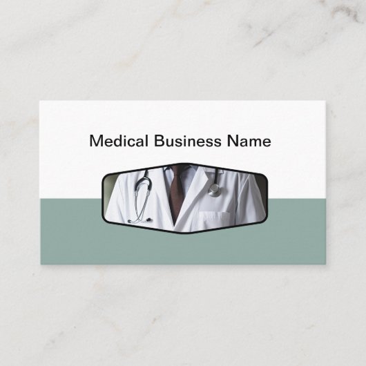 医療テーマユニーク名刺 名刺 (正面)
