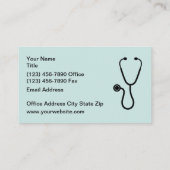 医療テーマ名刺 名刺 (裏面)