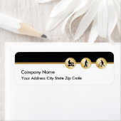 医療テーマ差出人住所ラベル ラベル (インサイチュ)