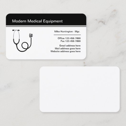 医療テーマ 名刺 (正面/裏面)