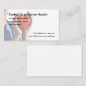 医療ナースハート記号名刺 名刺 (正面/裏面)