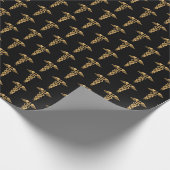 医療ナース医カデュセス卒業 ラッピングペーパー (角)