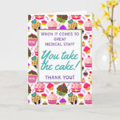 医療ナース感謝 カード (黄色い花)