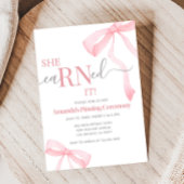 医療ナースRNピンニング卒業パーティー 招待状