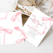 医療ナースRNピンニング卒業パーティー 招待状