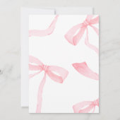 医療ナースRNピンニング卒業パーティー 招待状 (裏面)