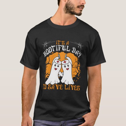 医療ハロウィーンのトリックまたは治療の医師 Tシャツ (正面)