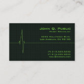 医療ハートモニター 名刺 (正面)