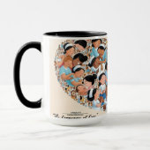 医療ハート：マグの思気にいやり マグカップ (左)