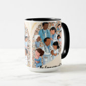 医療ハート：マグの思気にいやり マグカップ (正面右)