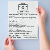 医療バッグデザイン、EMT、救急医療隊員広告ズ チラシ (手)