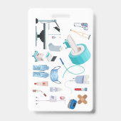 医療バッジアクセサリー バッジ (裏面)