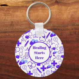 医療パーソナライズされたテーマ医療プロフェッショナル キーホルダー