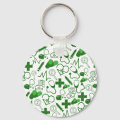 医療パーソナライズされたテーマ医療プロフェッショナル キーホルダー (裏面)