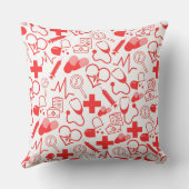 医療パーソナライズされたテーマ医療プロフェッショナル クッション (裏面)