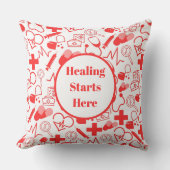 医療パーソナライズされたテーマ医療プロフェッショナル クッション (正面)