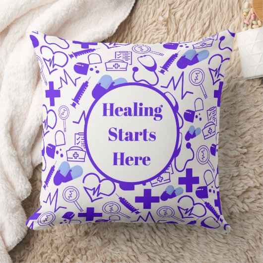 医療パーソナライズされたテーマ医療プロフェッショナル クッション (ブランケット)