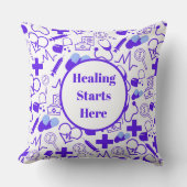 医療パーソナライズされたテーマ医療プロフェッショナル クッション (正面)
