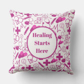 医療パーソナライズされたテーマ医療プロフェッショナル クッション (正面)