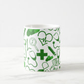医療パーソナライズされたテーマ医療プロフェッショナル コーヒーマグカップ (中央)