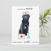 医療パーソナライズされた看護かわいいナース週間 シーズンカード (スタンド正面)