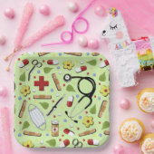 医療パーティー ペーパープレート (パーティー)