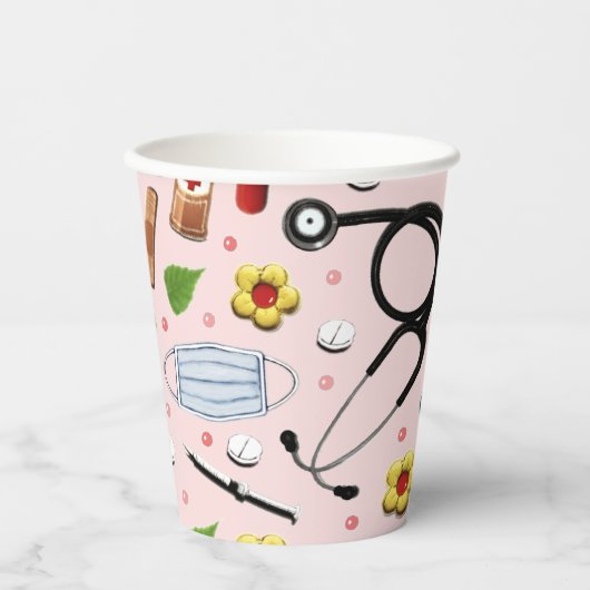 医療パーティー 紙コップ (正面)