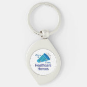 医療ヒーローのために大声で叫ぶ キーホルダー (正面)
