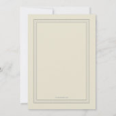 医療フレーム看護学校卒業招待状 招待状 (裏面)