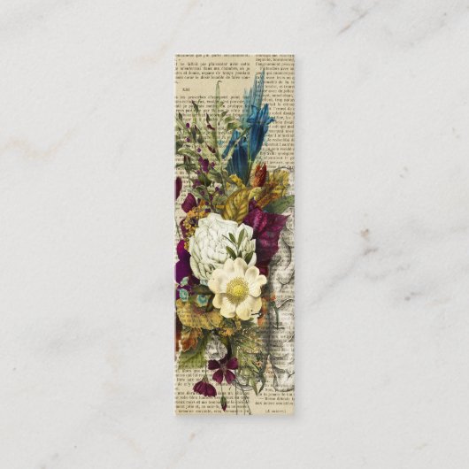 医療フローラの脳解剖ポスター コーリングカード (正面)