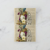 医療フローラの脳解剖ポスター サンキューカード (内部)