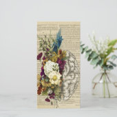 医療フローラの脳解剖ポスター サンキューカード (スタンド正面)