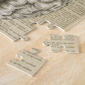 医療フローラの脳解剖ポスター ジグソーパズル (側面)