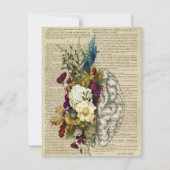 医療フローラの脳解剖ポスター セーブザデート (裏面)