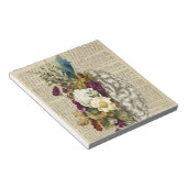 医療フローラの脳解剖ポスター ノートパッド (アングル)