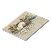 医療フローラの脳解剖ポスター ノートパッド (回転)