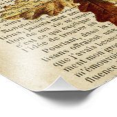 医療フローラの脳解剖ポスター フォトプリント            (角)