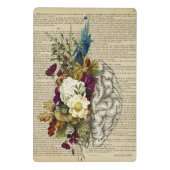 医療フローラの脳解剖ポスター ミニクリップボード (裏面)