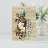 医療フローラの脳解剖ポスター 出欠カード (スタンド正面)