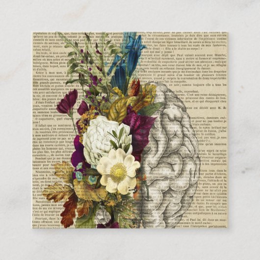 医療フローラの脳解剖ポスター 割引カード (正面)