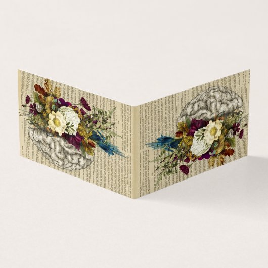 医療フローラの脳解剖ポスター 名刺 (外部)