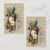 医療フローラの脳解剖ポスター 名刺 (正面/裏面)