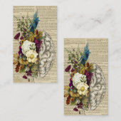 医療フローラの脳解剖ポスター 名刺 (正面/裏面)