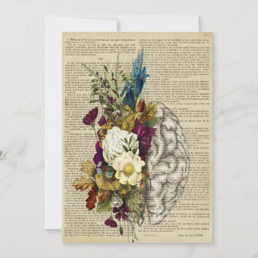 医療フローラの脳解剖ポスター 案内状 (裏面)