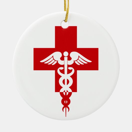医療プロフェッショナルオーナメントカスタマイズ、 セラミックオーナメント (正面)