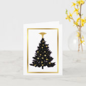 医療プロフェッショナルクリスマスカード カード (黄色い花)