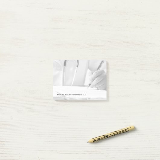 医療プロフェッショナルドクターオフィス付箋 ポストイット (デスク上)