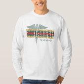医療プロフェッショナルメリークリスマス Tシャツ (正面)